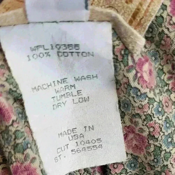 Wah-Maker Western Sturdy Duckin' Cotton Canvas Mens Vest Size Large Made In USA - Picture 10 of 12